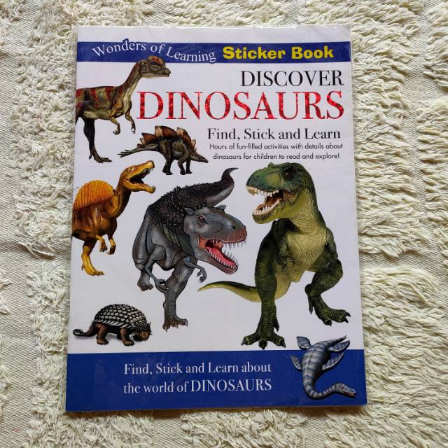 WONDERS OF LEARNING STICKER BOOK: DISCOVER DINOSAURS
