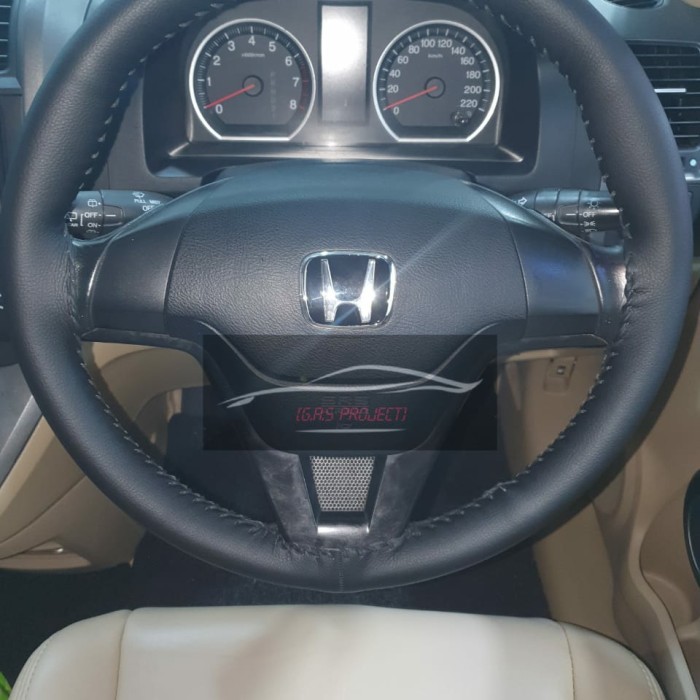 Cover Sarung Stir kulit / Setir / Wheel Cover Kulit DIY Jahit Sendiri