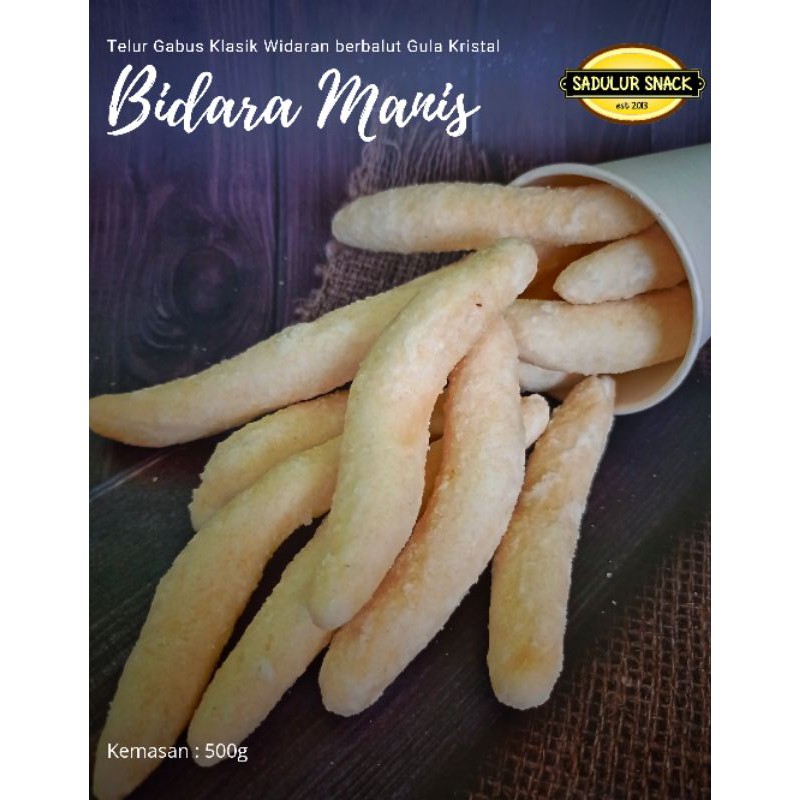 

Sadulur Snack Kue Bidara Jadul Gula Putih 500g