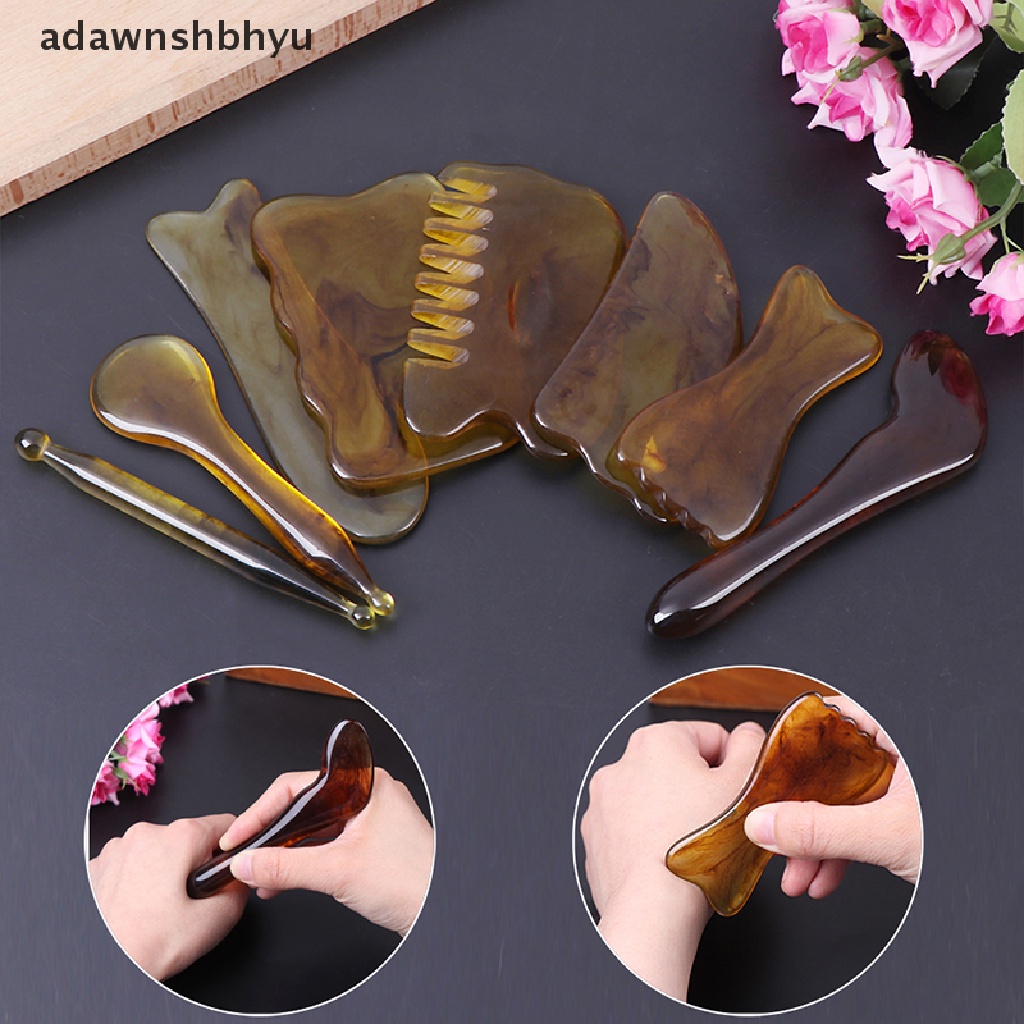 Sisir Pijat Gua Sha Bahan Resin Untuk Kesehatan