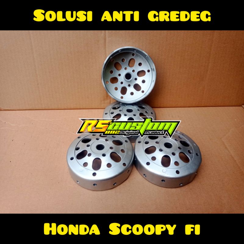 MANGKOK GANDA CVT HONDA SCOOPY FI 2013-2014 ORIGINAL CUSTOM ANTI GREDEG