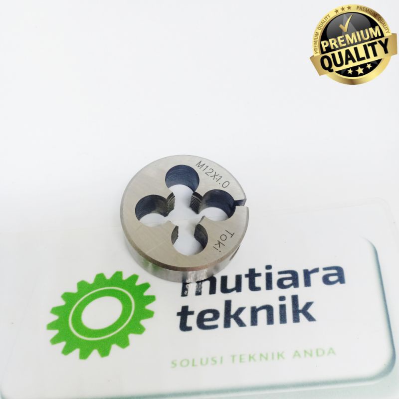 Toki Mata Senai M12 x 1 Drat Luar Baut 17 Senei Dies M12x1.0