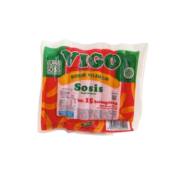 Jual Vigo Sosis Sapi Ayam Pilihan 330g Isi 15 Batang Indonesia Shopee Indonesia