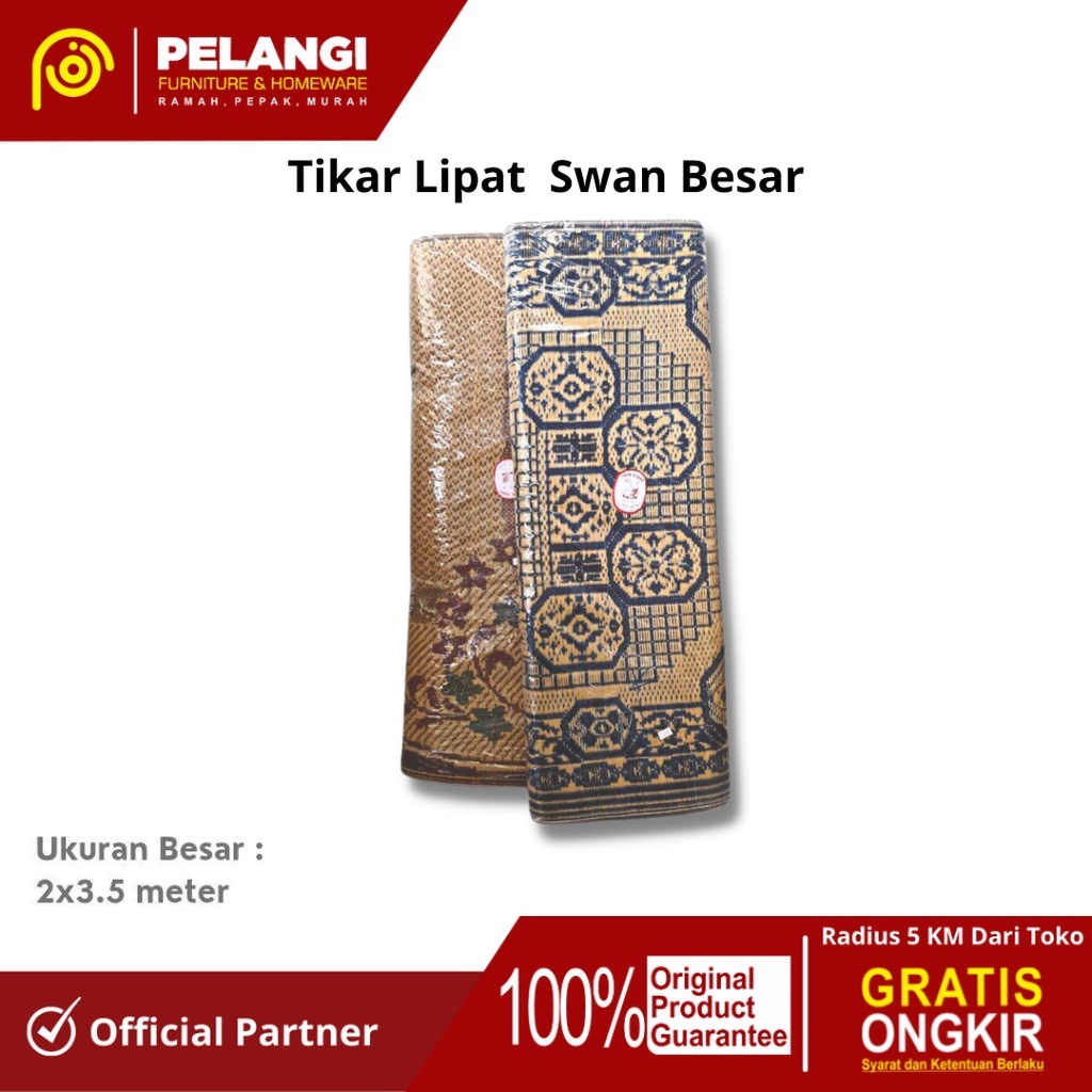 Tikar Lipat Swan  | Tikar Gulung Lantai Swan Brand | Tikar Piknik Lipat | Kloso Swan | Tikar Swan