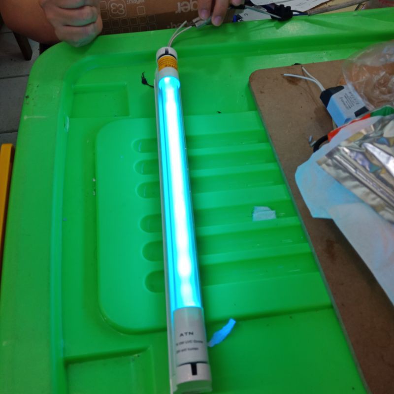 lampu T6 UVC ozone 15watt