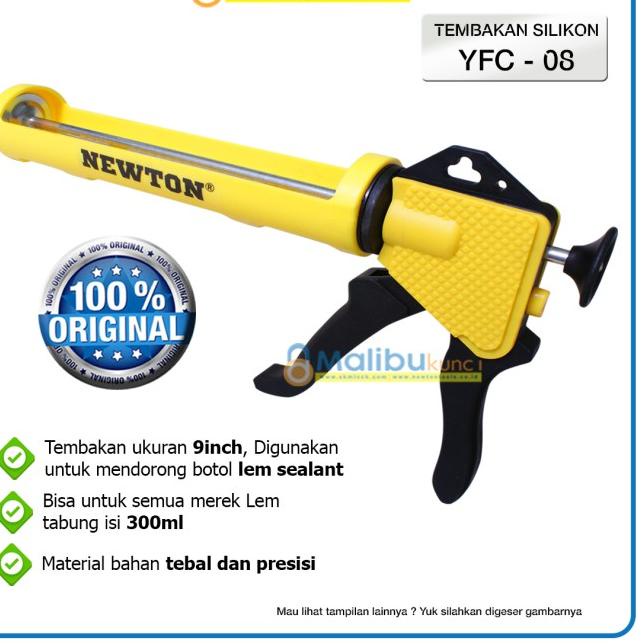 

YFC-08 Tembakan Lem Silikon/ Silicone Sealent Caulking Gun/ NEWTON