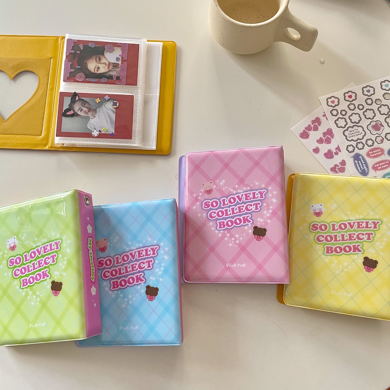 ins candy color love polaroid album interstitial star chase 3 inch photo idol album card storage