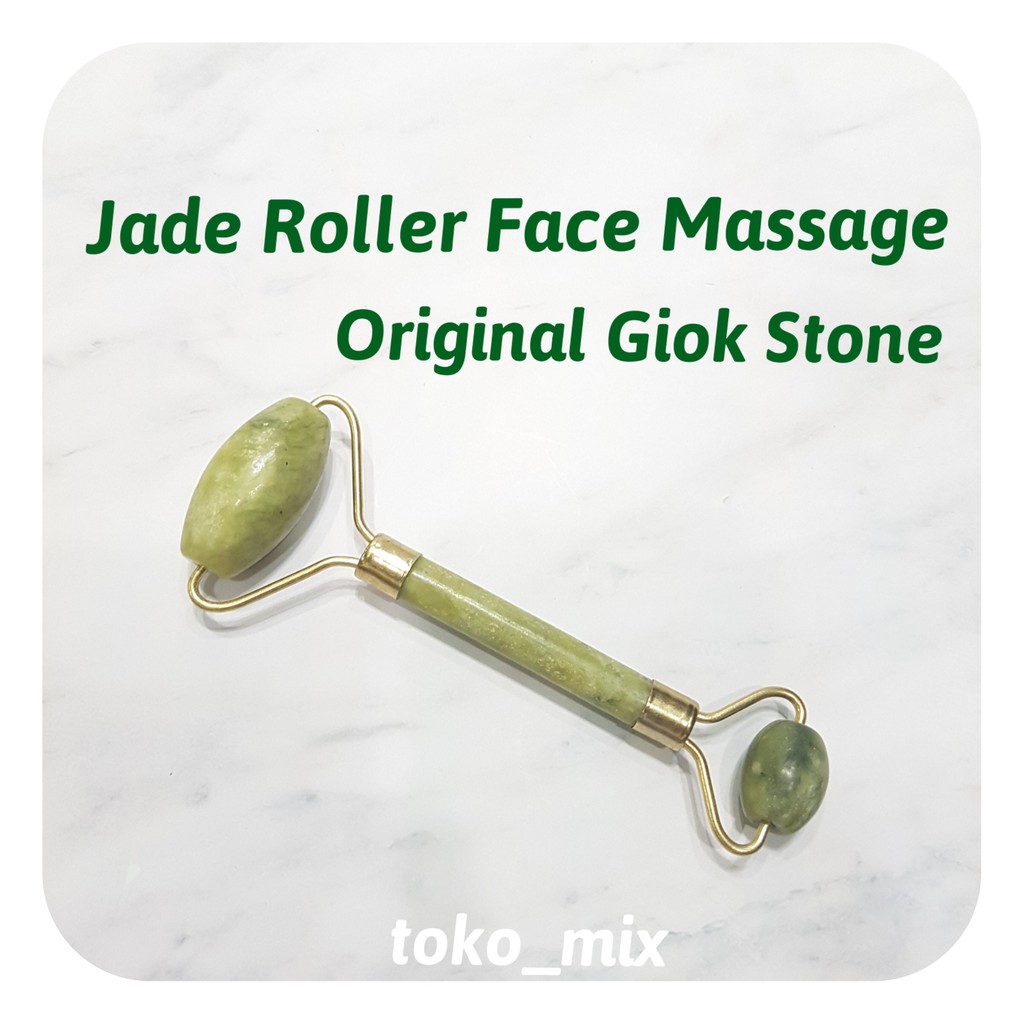 Jade Roller Face Massage Original Giok Stone