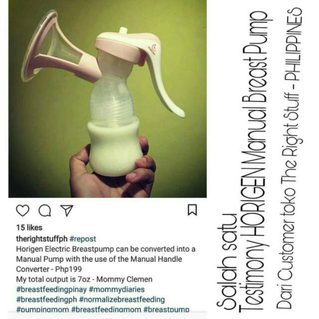 POMPA ASI HORIGEN FREETURE MANUAL BREAST PUMP