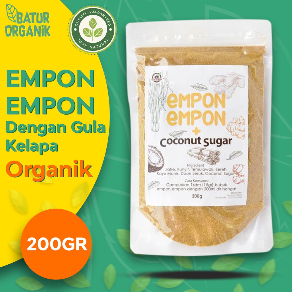 

JAMU EMPON-EMPON MINUMAN KESEHATAN PAKAI GULA KELAPA 200GR