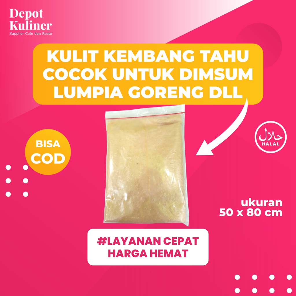 Kulit Dimsum Lumpia Udang Goreng Kulit Kembang Tahu isi 2 Lembar