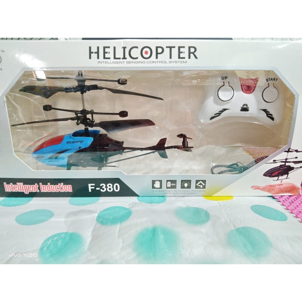 RC Helicopter Remote Control &amp; Sensor Tangan Intelligent Mainan Anak Remot Kontrol