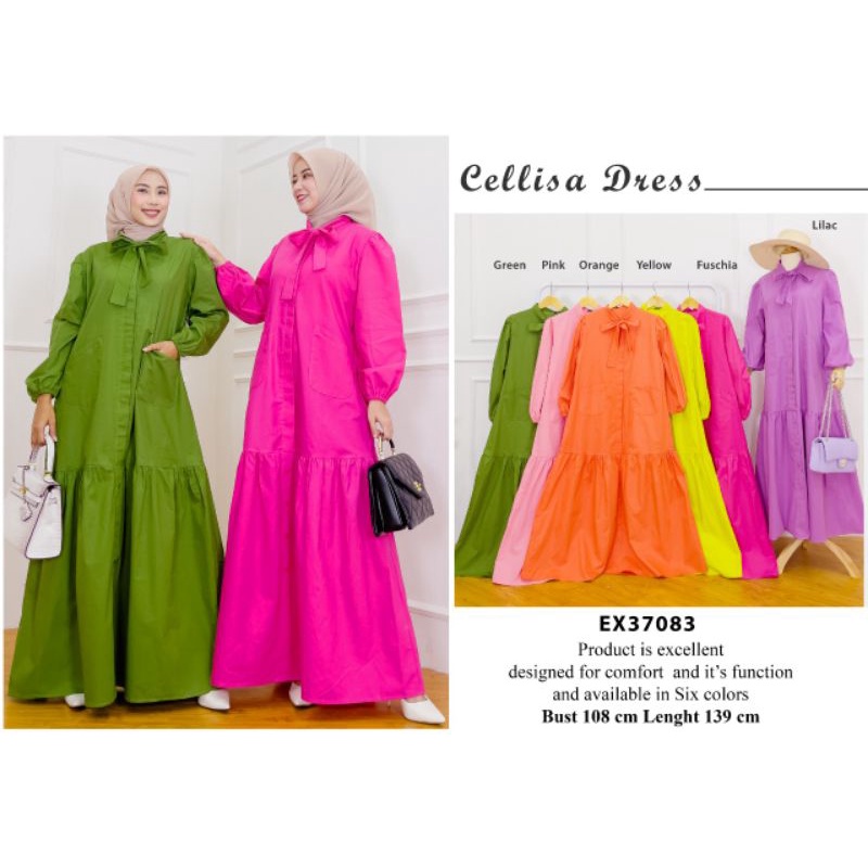 gamis extu midi dress extu