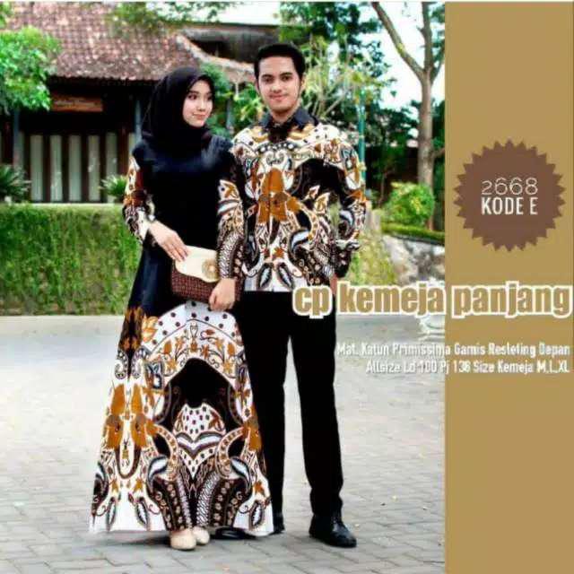 Kb99 Maura Couple - Sania Ruffle Batik Couple 2572 Ori Ndoro Jowi Dnt Garansi Termurah Shopee