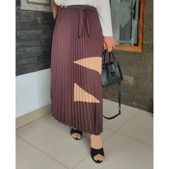 (COD) ROK PLISKET MQHIJAB TERBARU (PILIH WARNA)