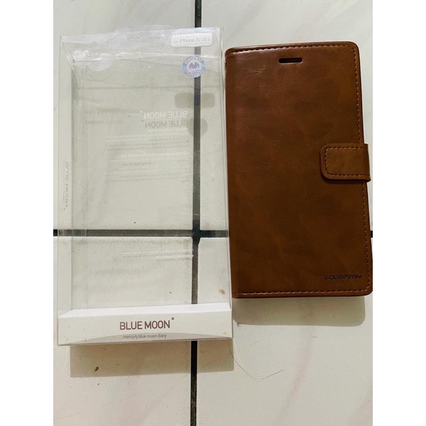 Casing/dompet HP leather asli utk iphone 7/8