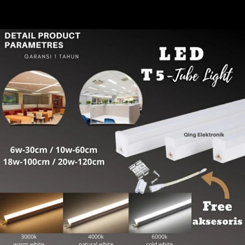 lampu tl/t5 led morgen/led tube light/t5 led batten/non led morgen