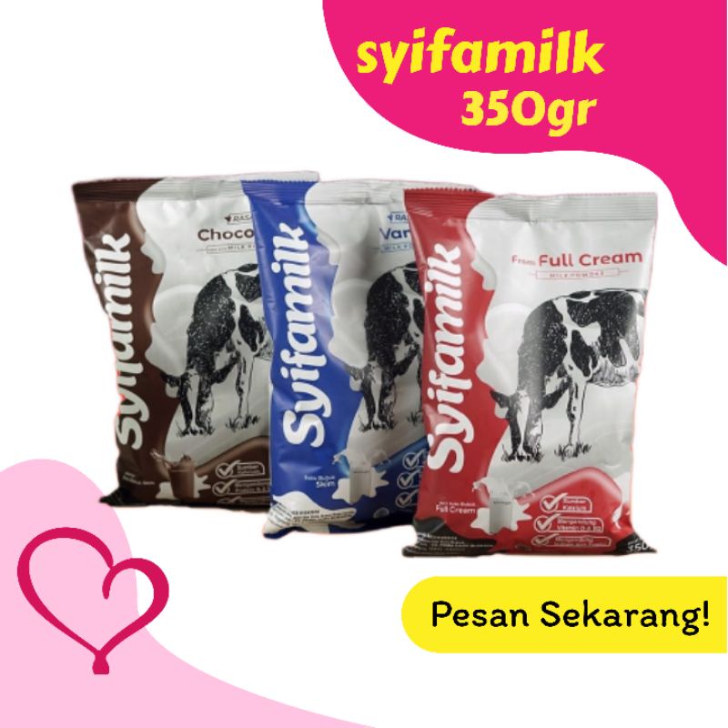 

syifamilk 350 gram gemuk fulcream dan skim diet