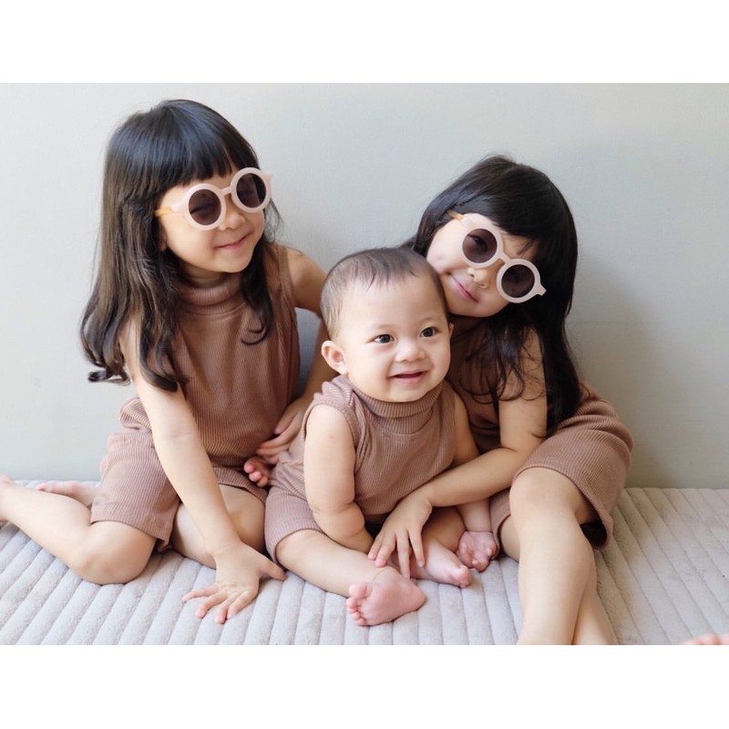 Turtle Neck Set Cameelbaby