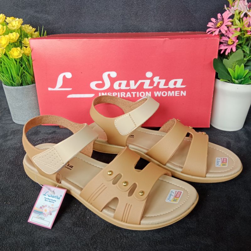 sandal tali wanita dewasa trendy elegan kekinian terkece murah dan berkualitas L_SAVIRA terbaru 02