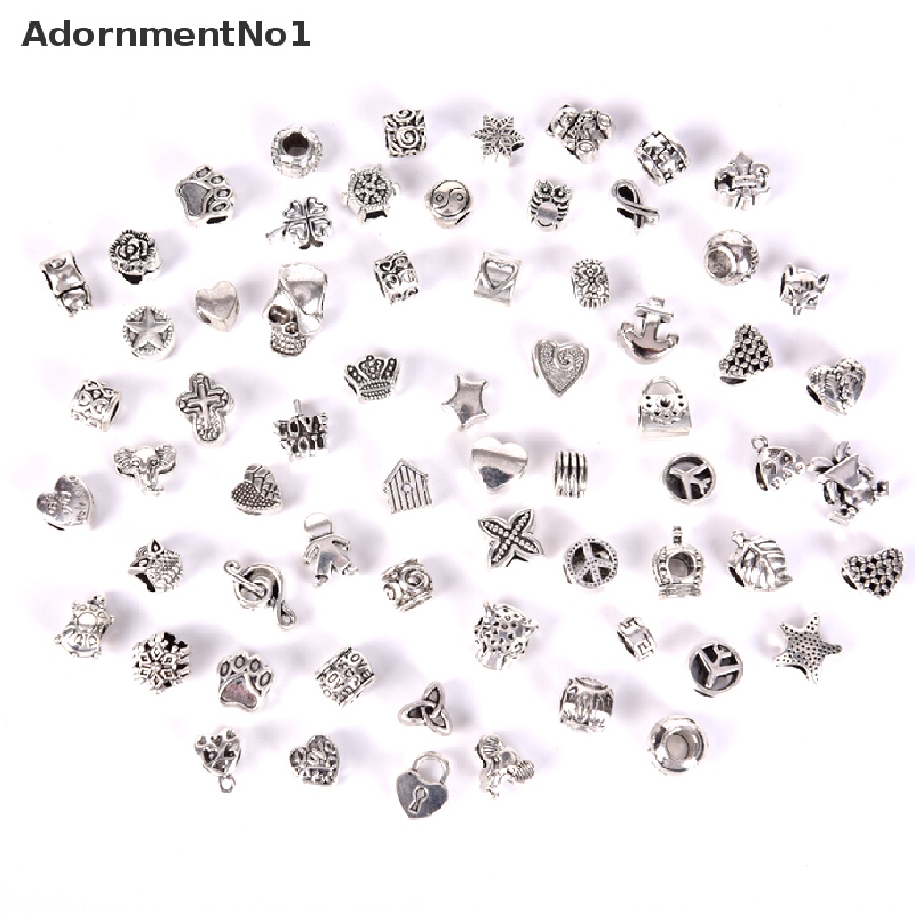 (AdornmentNo1) 60pcs Manik-Manik Bali Antik Untuk Membuat Perhiasan Gelang DIY