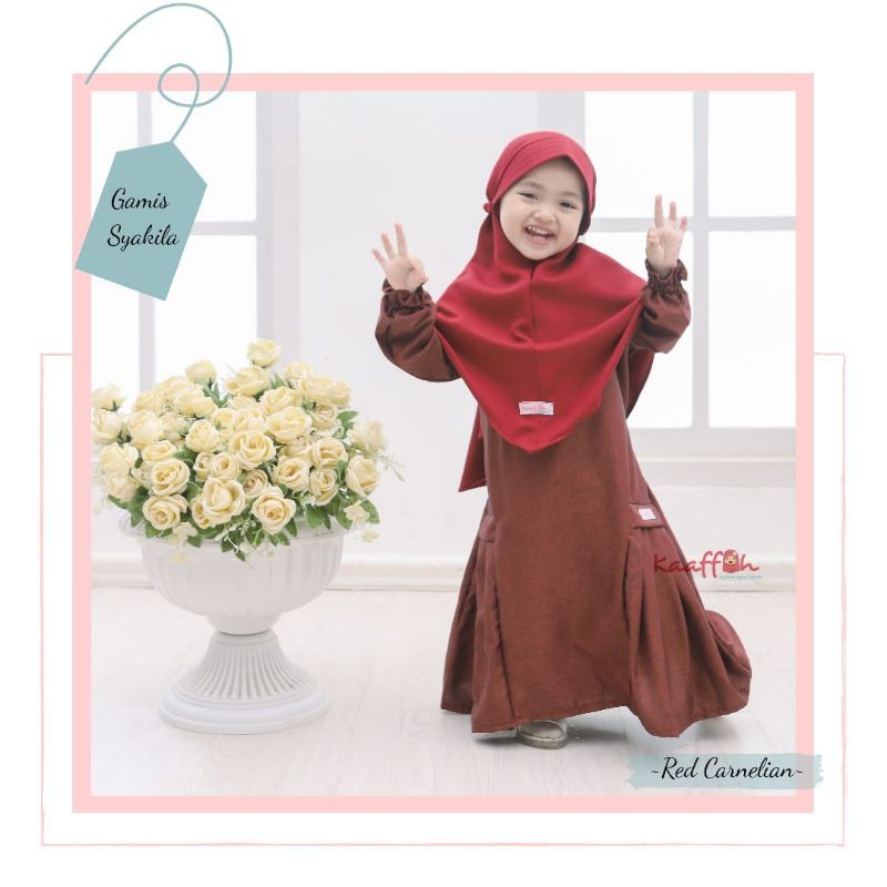 BEST SELLER Kaaffah - Gamis anak 2-10 tahun, Gamis Anak polos