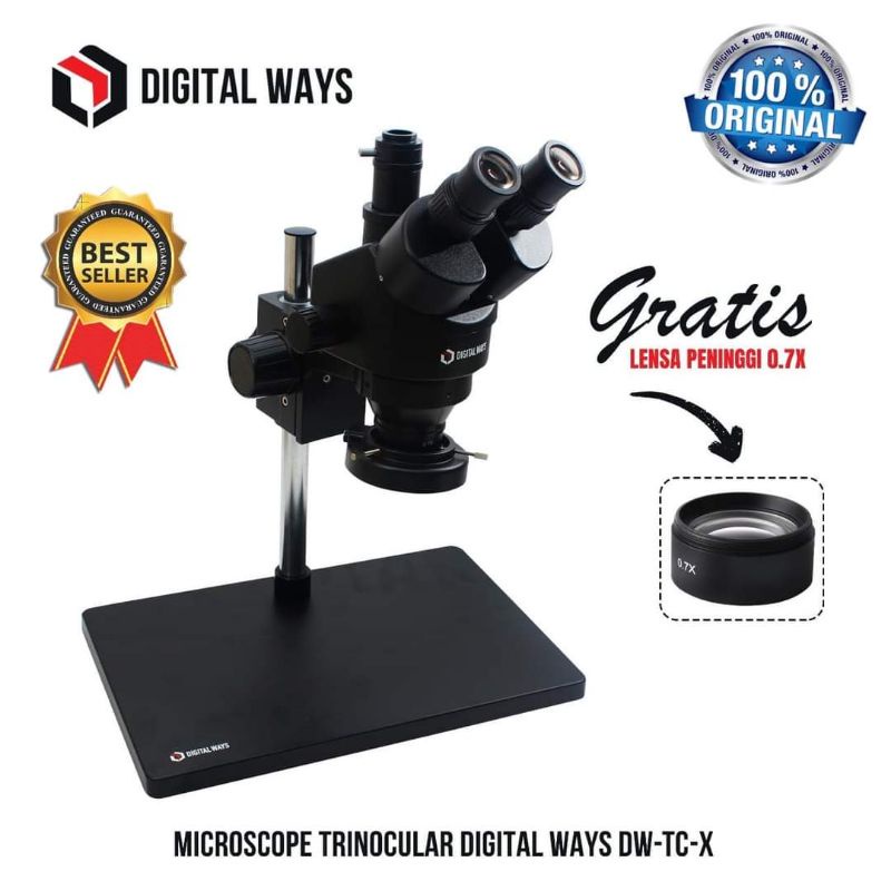 MICROSCOPE TRINOCULER / DIGITAL WAYS DW-TCX BLACK EDITION