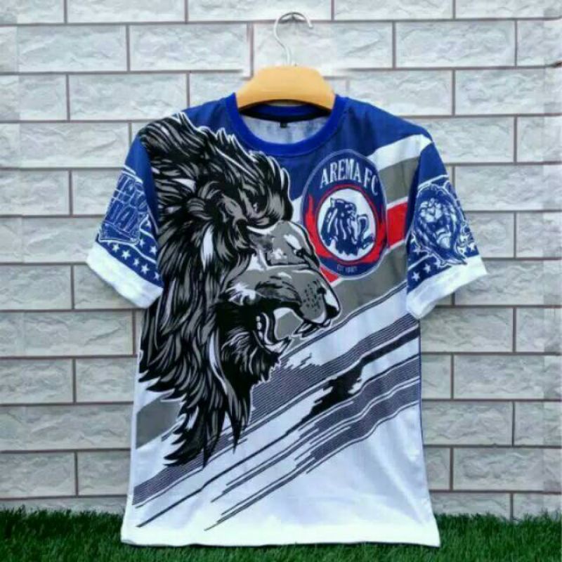 Baju Kaos Suporter Arema FC // Kaos Arema Laki Perempuan // Baju Arema