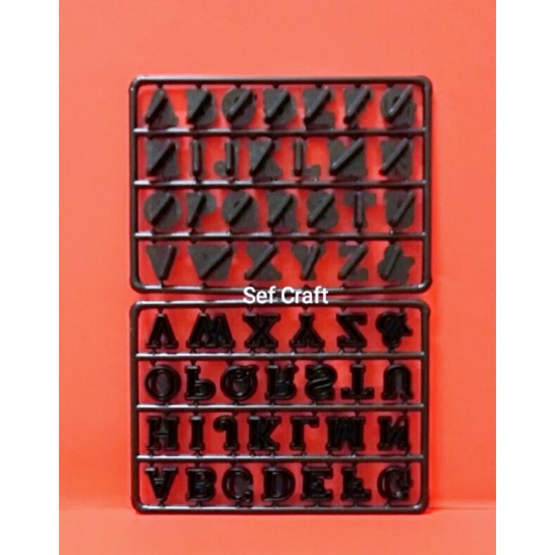 

Easy twist block upper case alphabet stamp cutter with holder Marion Frost Usa