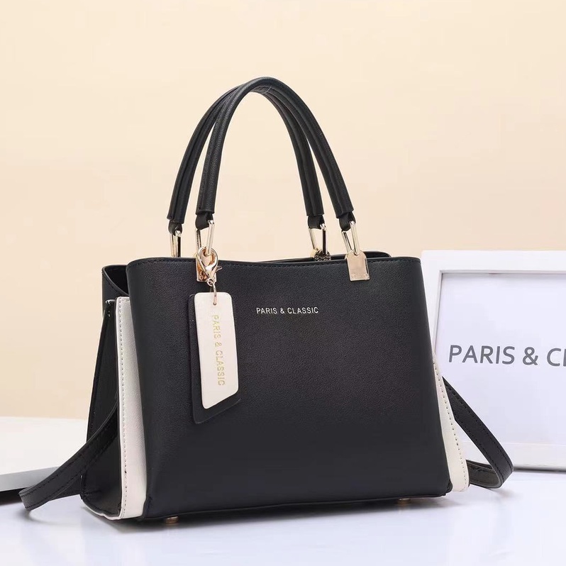 Paris Classic Tas Wanita Import Branded Original Terbaru Handbag Selempang Wanita Top Handle Bag Tas Fashion Wanita Import [PC 21022]