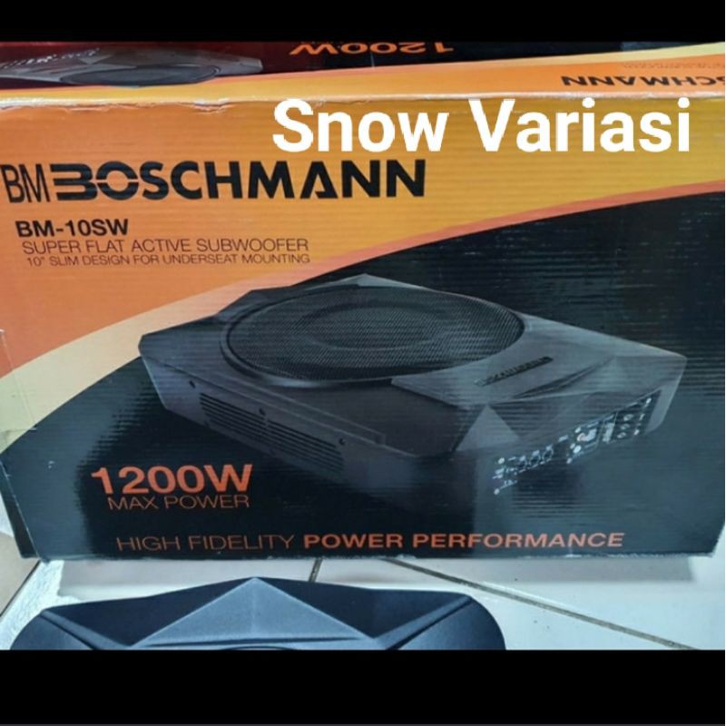 Subwoofer 10 inch aktif slim boschman BM-10 sw Fortuner