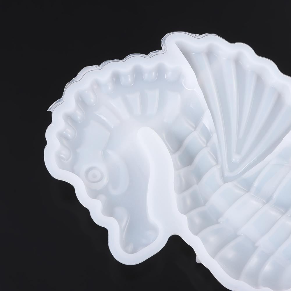 Preva Hippocampus Cetakan Silikon DIY Kuda Laut Liontin Kristal Epoxy Casting Mold