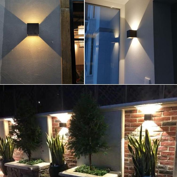 LAMPU DINDING MODERN OUTDOOR / LAMPU OUTDOOR DINDING TERAS / LAMPU TERAS LAMPU PAGAR "TKR. 296461"