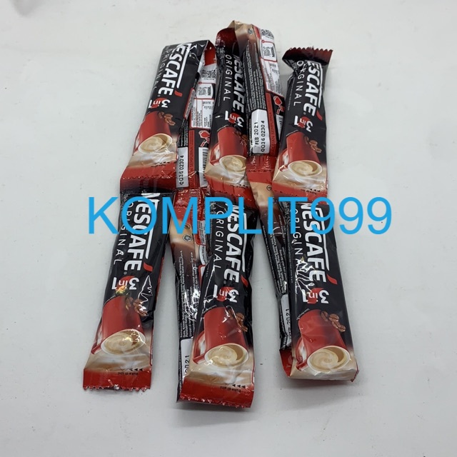 

Nescafe 3 in 1 Original Sachet 10x17gr STICK Kopi Bubuk KOMPLIT999