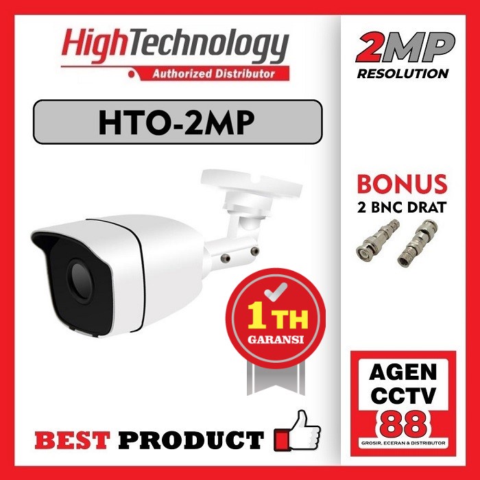 Kamera CCTV Outdoor 2MP High Technology Full HD 1080p Bonus 2 BNC Drat