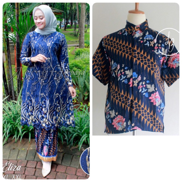 TERLENGKAP - COUPLE KEBAYA TUNIK BRUKAT /  KEBAYA MUSLIM / KEBAYA MODERN / ASSYIFA