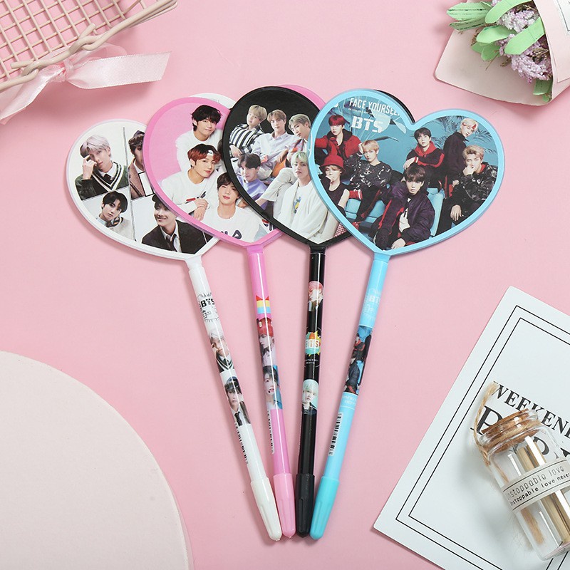 ❤ RATU ❤ Bolpoin | Pulpen Kipas Lucu | Kipas BTS | Ballpoint BT21 | Pena Bulpen