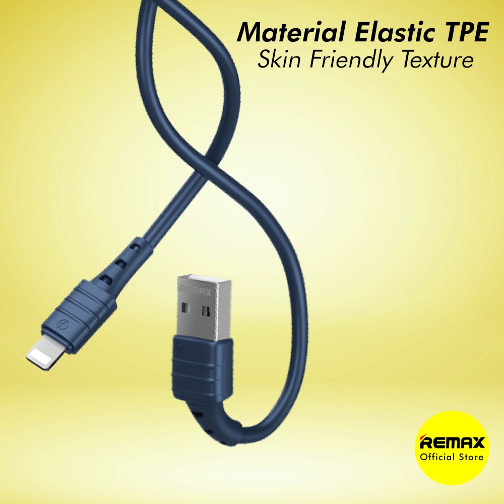 Remax RC-179I Zeron Kabel Data Lightning 2.4A Fast Charging Cable USB Charger Original Garansi Resmi