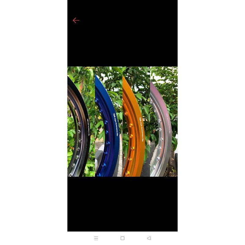 velg tdr 140 17 & 160 17 gold silver black