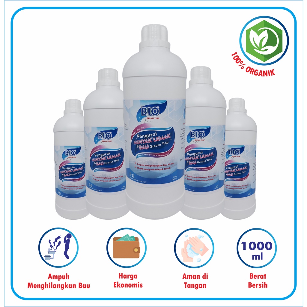 Bakteri pengurai limbah lemak hotel, lemak restauran, lemak apartement