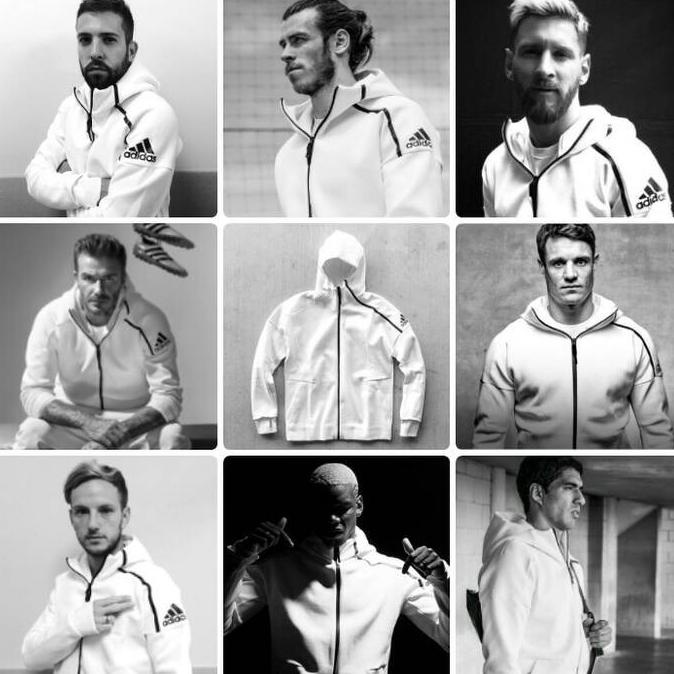 JAKET HOODIE ADIDAS DAYBREAKER ZNE WHITE GRADE ORIGINAL