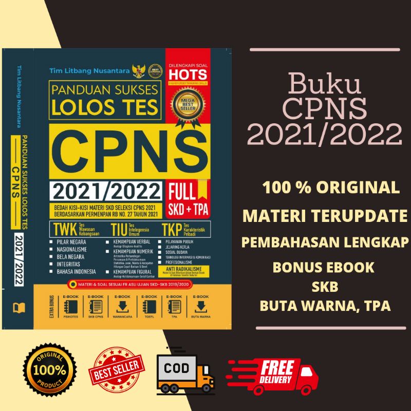 BUKU CPNS 2021 - 2022 PANDUAN SUKSES LOLOS TES CPNS
