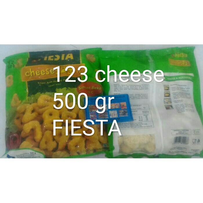 

naget cheese keju 123 character 500gr fiesta