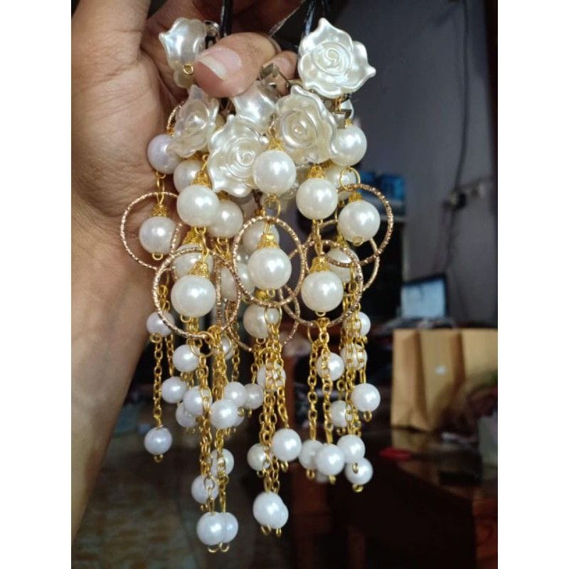 Bross Dagu dan Anting hijab 2 in 1