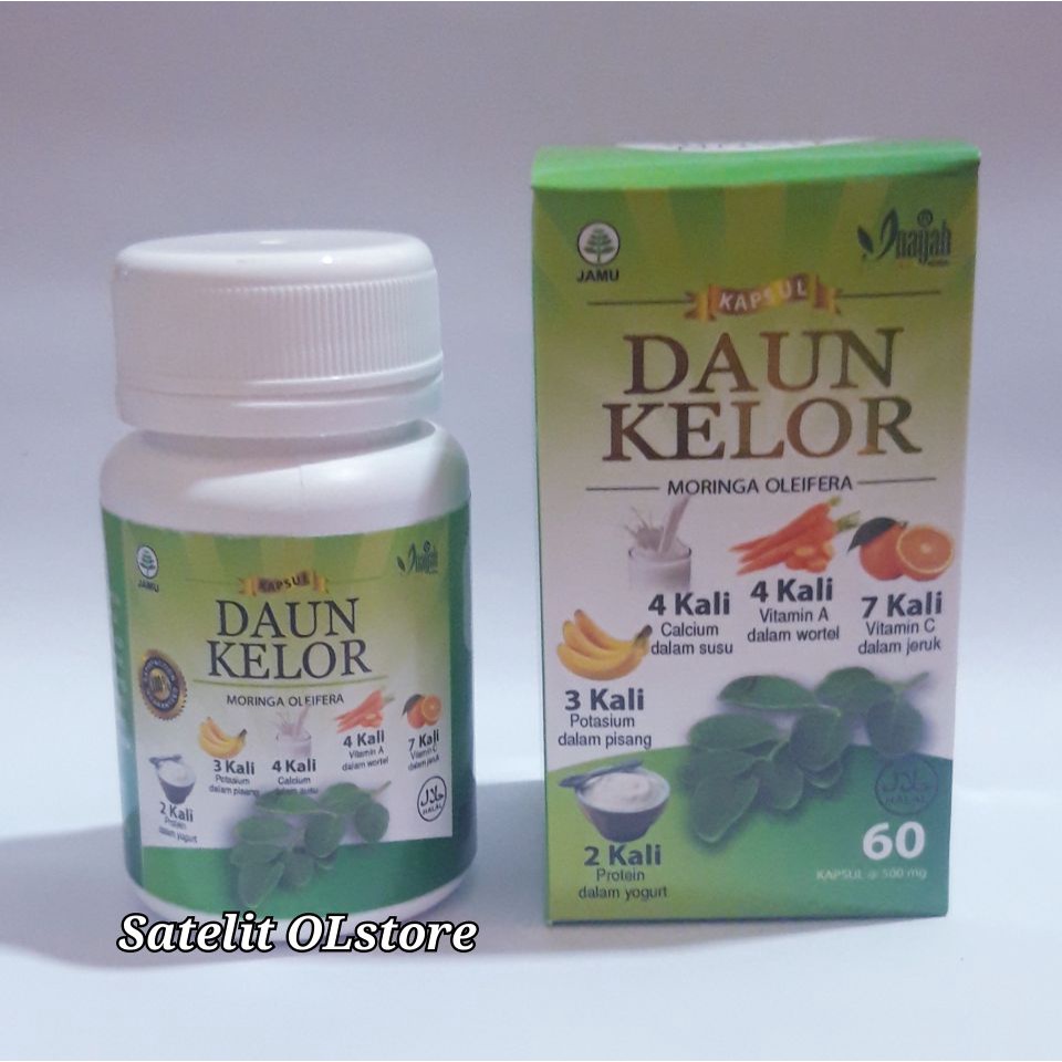 Kapsul Daun Kelor isi 60 Kapsul - Moringa Oleifera