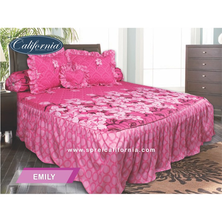 Sprei Rumbai California Emily UK 180X200