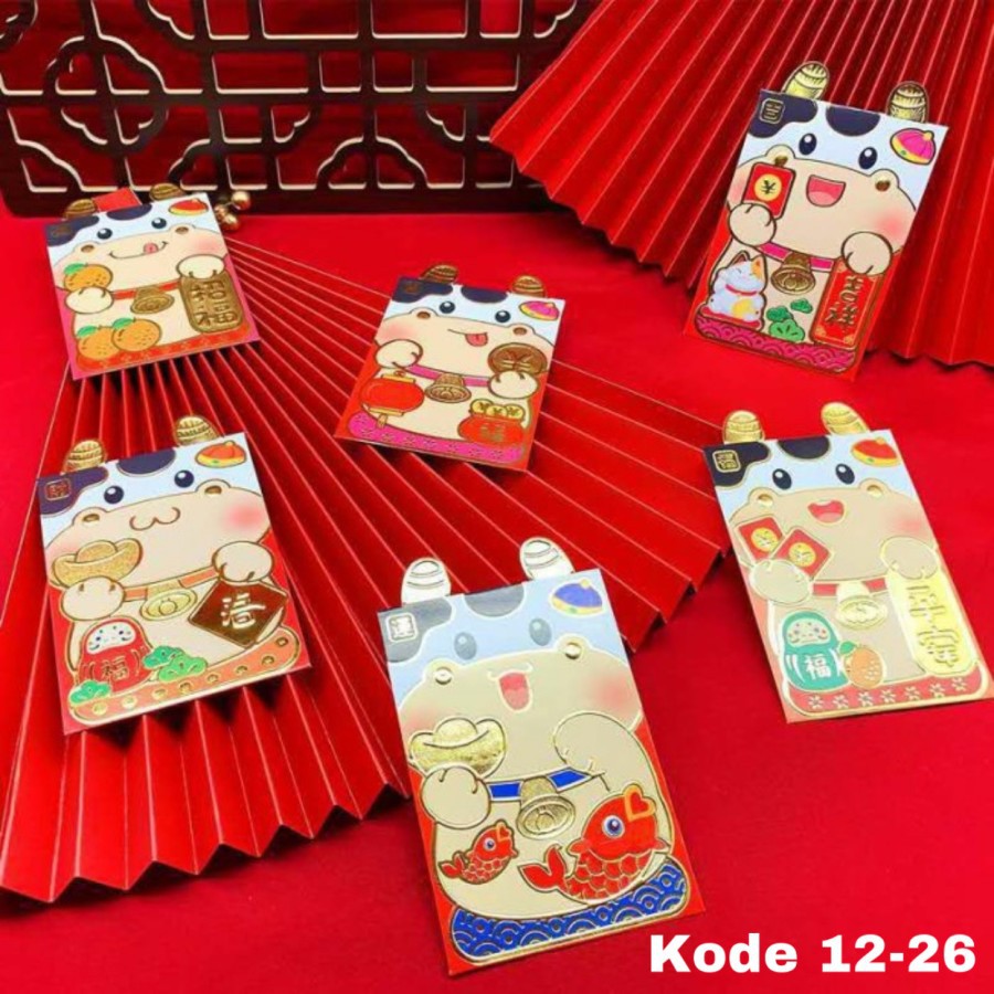 

Angpao 3D Imlek Kerbau Sapi Imlek Sincia Kuping Pendek Kode 12 Ukuran 8 x 12 cm