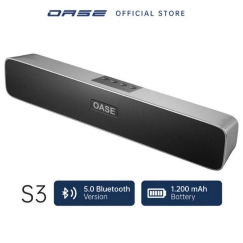 Speaker Bluetooth Oase S3 | Soundbar mini home theater wireless