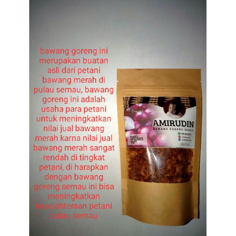 

bawang goreng semau dan jagung pulut goreng