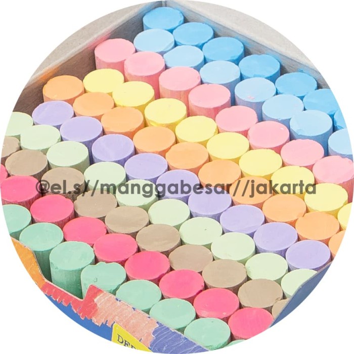 

GIOTTO Robercolor BLACKBOARD CHALK - 100 PCS Kapur Warna promo